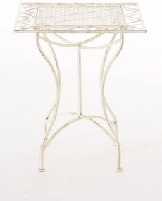 Kovový stôl GS19599 - Krémová antik