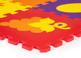 ECOTOYS Penová edukačná podložka EVA puzzle 20 dielov 148×119 cm protišmyková pre deti 3+