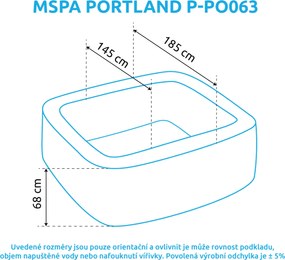 Mspa | Vírivý bazén MSPA Portland P-PO063 | 11400274