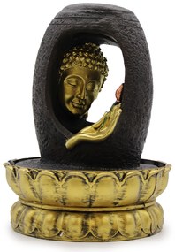 Stolová Fontánka - Zlatý Budha & Vitarka Mudra - 30 cm