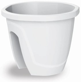 Kvetináč Nizza 30x30x24h 10lt Biely Npw-30