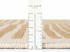 Ted Baker, Kusový koberec Ted Baker Haringey 106391 Natural White kruh, 200x200, béžová, chodba / predsieň
