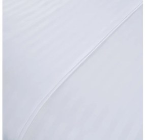 Hotelové obliečky z mikrovlákna JASMINE biele - prúžok 2 cm Rozmer obliečky: 70 x 90 cm | 140 x 200 cm
