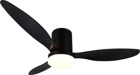 Matne čierne LED stropné svietidlo ø 132 cm Göteborg – Reality