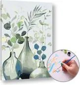 Maľovanie podľa čísel KÚSOK PRÍRODY  – nízka náročnosť