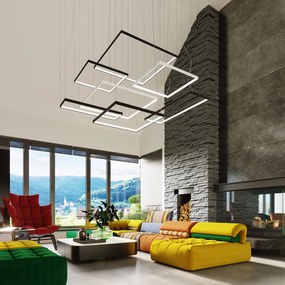 Závesné LED svietidlo Nelya m, 1x LED 50w, 4000k, w