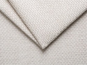 Krémovobiela čalúnená jednolôžková posteľ bez čela 90x200 cm Whale – Micadoni