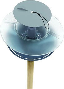 Kŕmidlo pre vtáčiky Birdie 29,4 cm antracit