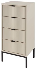 Livarno home Komoda so 4 zásuvkami, 40 x 33 x 84,9 cm  (100385818)