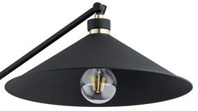 Argon 4732 - Stojacia lampa NASHVILLE 1xE27/15W/230V čierna