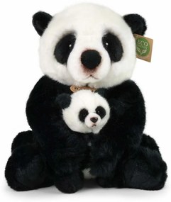 Rappa Plyšová panda s mláďaťom 27 cm ECO-FRIENDLY