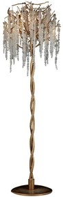 Krištáľová stojacia lampa 5xG9/40W/230V zlatá