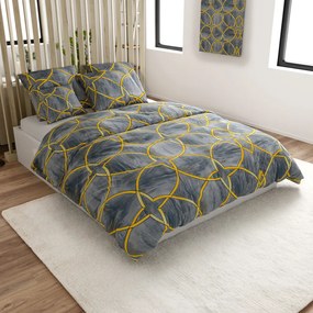 Obliečky z mikrovlákna RYNETH sivé Rozmer obliečky: 70 x 80 cm | 140 x 200 cm