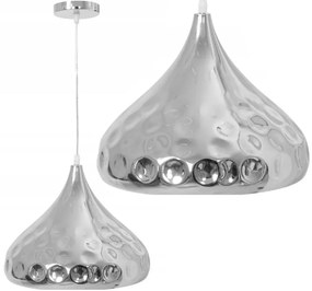 Toolight Toolight, závesná zrkadlová lampa 1xE27 APP272-1CP, strieborná, OSW-00877