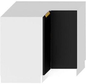 Kuchynská skrinka Denis drp pl čierna mat/biela