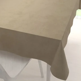 Biante Zamatový obdĺžnikový obrus Velvet Premium SVP-026 Kávovo béžový 100x140 cm