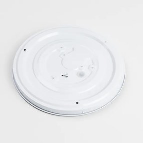LED stropné svietidlo LED/12W/230V, priemer 32 cm, sivé/strieborné