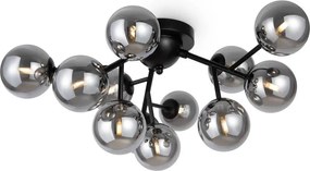 Maytoni MOD545CL-12B - Stropné svietidlo DALLAS 12xG9/28W/230V čierna/dymová