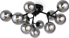 Maytoni MOD545CL-12B - Stropné svietidlo DALLAS 12xG9/28W/230V čierna/dymová
