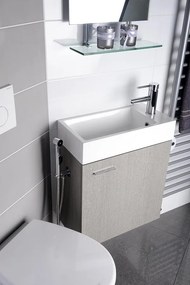Sapho Sapho, RHAPSODY podomietková sprchová termostatická batéria vrátane ručnej sprchy, 2 výstupy, chrómová, 5508