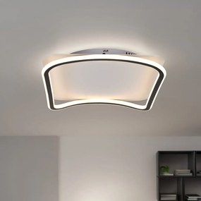 Stropné LED svietidlo Cali Square, 1x LED 30w, 4000k, b