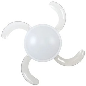 FANAWAY 212982- Stropný ventilátor EVORA 2xE27/20W/230V chróm + diaľkové ovládanie