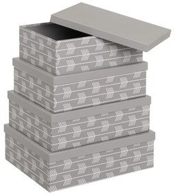 Kartónové úložné boxy v súprave 15 ks s vekom Route – Casa Selección