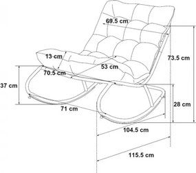 MI Hojdacie kreslo VIBE