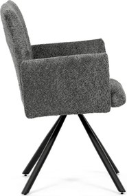 Jedálenská stolička sivá DCH-W1117 GREY2