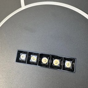 LED Stmievateľné stropné svietidlo LED/90W/230V 3000-6500K čierna +diaľkové ovládanie