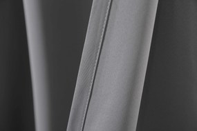 Záves OXFORD LIGHT 140x250 cm, svetlosivý Zavesenie: Riasiaca páska