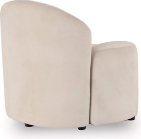 Kreslo MASSIMO Cream Velvet