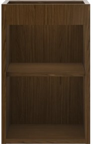 Mexen Box-A, závesná skrinka 30 cm, orech, 91AX1-0300-470-1-86