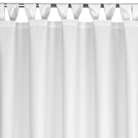 ZÁHRADNÝ VODEODOLNÝ ZÁVES NA PÚTKACH GARDEN 155X240 CM BIELA