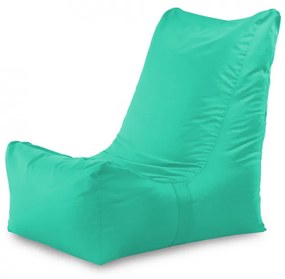 Moderné kreslo DISTINTO tyrkys (OUTDOOR)