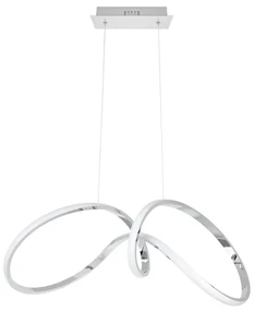 Závesné LED svietidlo Tesoro, 1x LED 48w, 4000k, ch