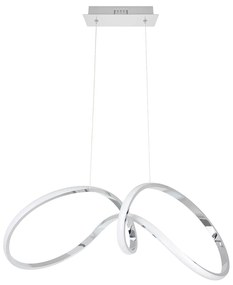 Závesné LED svietidlo Tesoro, 1x LED 48w, 4000k, ch