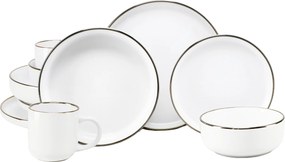 XXXLutz KOMBINOVANÝ SERVIS Nordic Festive Weiss 10-dielne Creatable - Online Only bytové doplnky - 007768075801