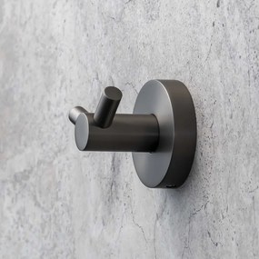 Sapho Sapho, X-ROUND GUN METAL háčik 30mm, gun metal, XR212GM