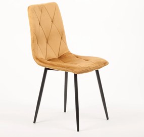 Stima stolička NAOMI Vyberte látku ->: Velvet čierná