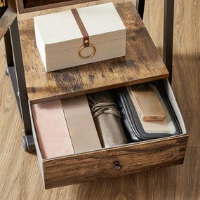 Skrinka na šperky so zrkadlom SONGMICS JJC004X01