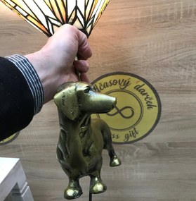 Vitrážová lampa Tiffany ACRUX JAZVEČÍK