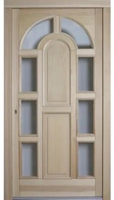 Vchodové dvere BB 121 drevené 110x210,5 cm L základný náter