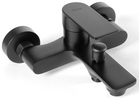 Rea Mayson, vaňová batéria s ručnou sprchovou sadou, čierna matná, REA-B9634