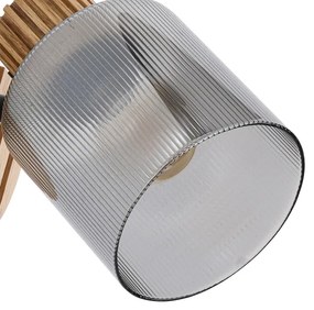 Brilagi - Nástenné bodové svietidlo HYGGE 1xE14/15W/230V kaučukovník/dymové