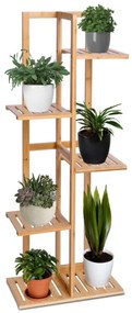 Stojan na kvety GUTREN bambusový 6 políc
