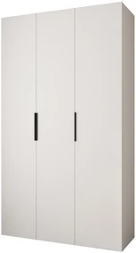Šatníková skriňa 140 cm Carmela 40-4 (biela + čierna). Akcia -20%. Vlastná spoľahlivá doprava až k Vám domov. 1126649