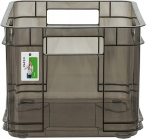 Keeeper Úložný box pre domácnosť aj dielňu, BRUNO M, 16L, 35 x 27 x 21 cm, dymový