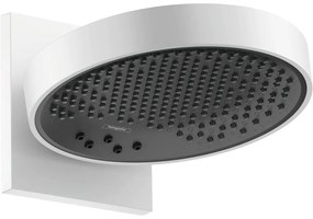 HANSGROHE Rainfinity horná sprcha 3jet EcoSmart s nástenným pripojením, priemer 250 mm, matná biela, 26233700