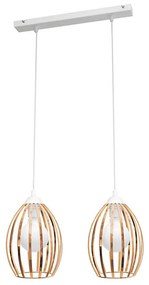 Luster na lanku DALI 2xE27/15W/230V medená